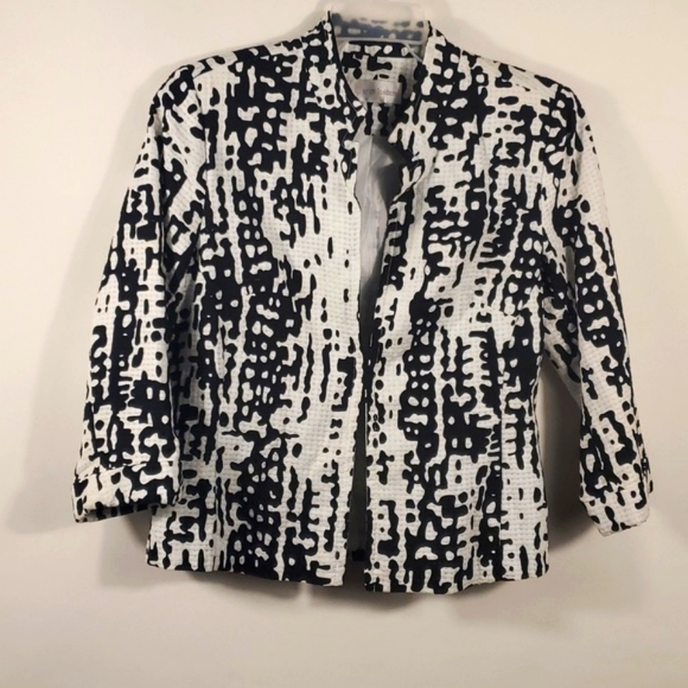 Erin London black and white Blazer Size Small - Picture 11 of 12
